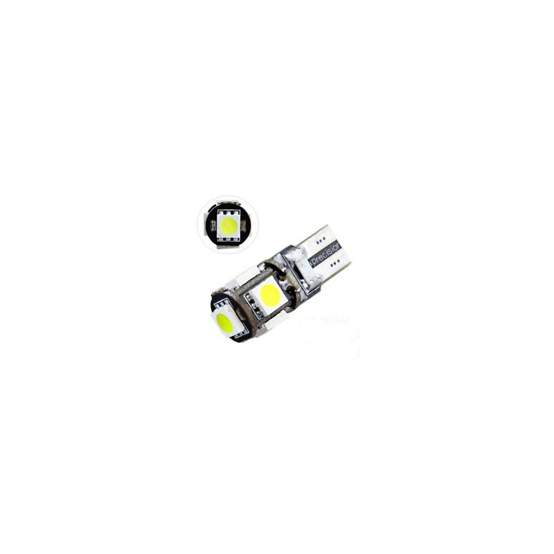 LED T10 W5W - (5SMD-5050) - Anti Erreur ODB 