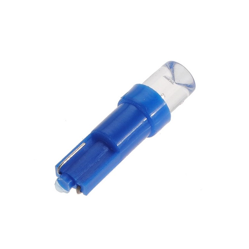 10 ampoules LED bleu T10 W5W 12V 0.5W