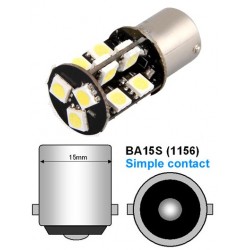 LED P21/W Ba15s - (19SMD-360) - Anti Erreur ODB - Blanc