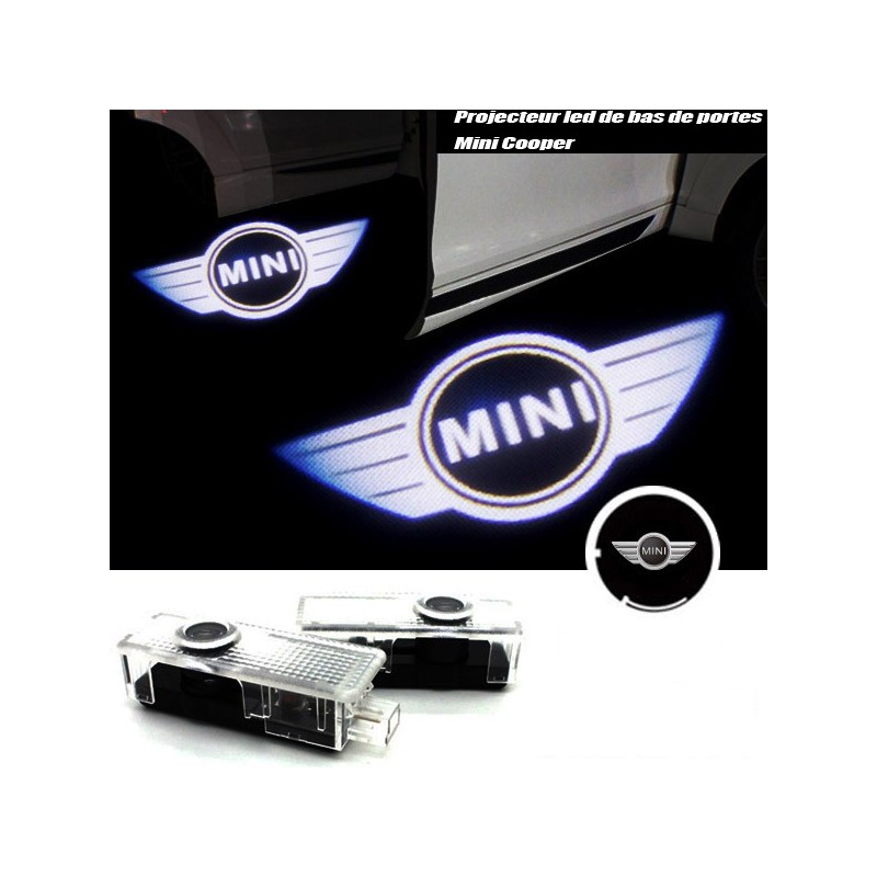 Module éclairage bas de portes LOGO LED pour Mini