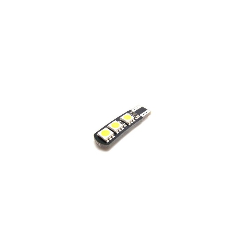 LED T10 W5W - (6SMD-2FACE) -  Blanc
