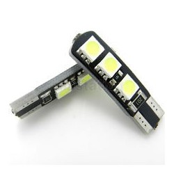 LED T10 W5W - (6SMD-2FACE) -  Blanc