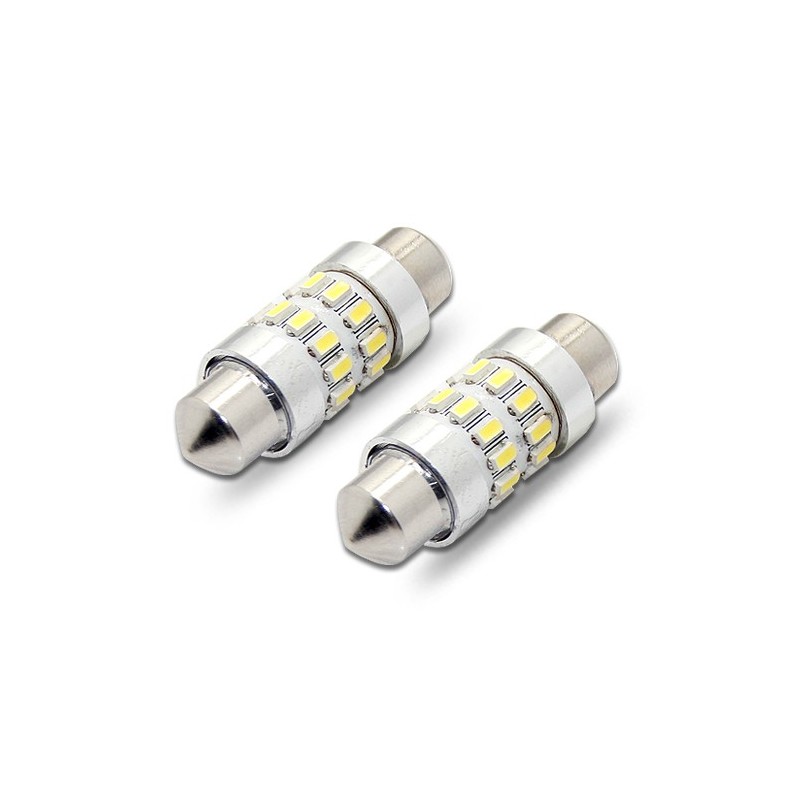 Ampoule Navette Led 24SMD 3014 - 360° anti erreur