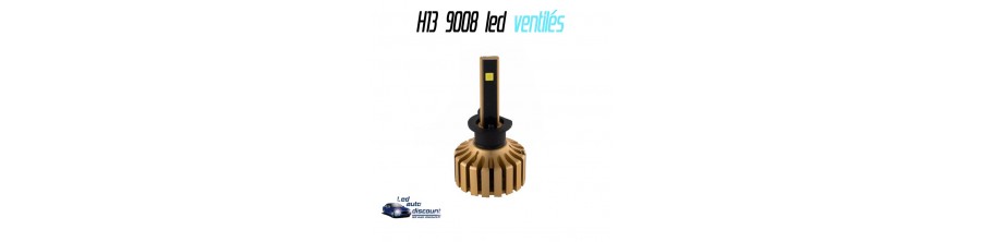 H13 9008 led ventilés