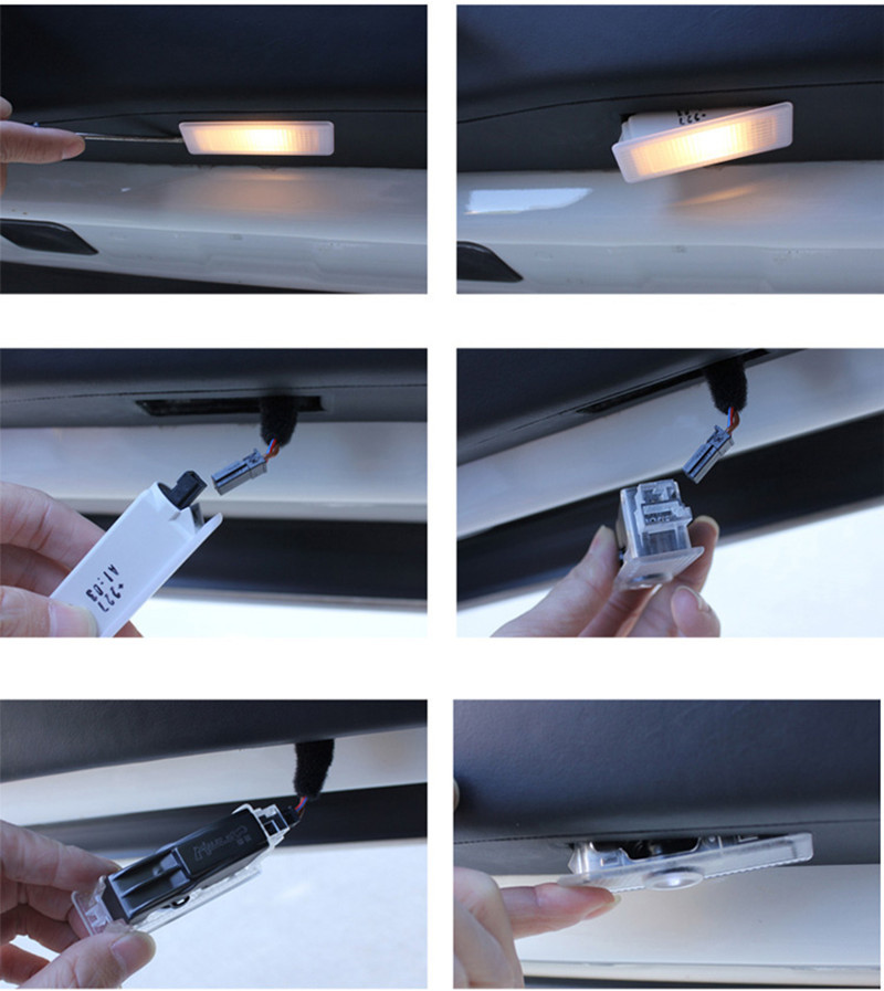 Module éclairage bas de portes logo led pour BMW
